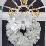 Silver with bow and balls